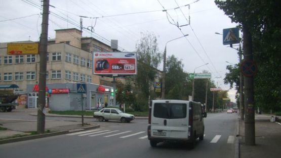 Фото рекламной плоскости по адресу Главная ул / Энтузиастов ул, в центр Фото рекламной плоскости по адресу Главная ул / Энтузиастов ул, в центр
