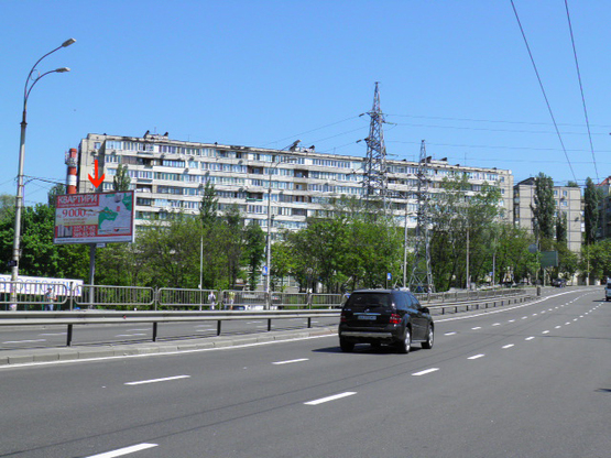 Фото рекламной плоскости по адресу Щусева ул., ст.м. Сырец Фото рекламной плоскости по адресу Щусева ул., ст.м. Сырец