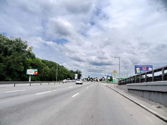 Фото рекламной плоскости по адресу Надднепрянское шоссе, 140 м до выезда с Выдубицкой ул. Фото рекламной плоскости по адресу Надднепрянское шоссе, 140 м до выезда с Выдубицкой ул.