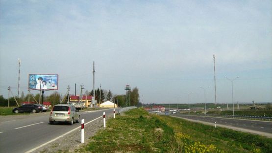 Фото рекламной плоскости по адресу КПП Рава Русская 150м