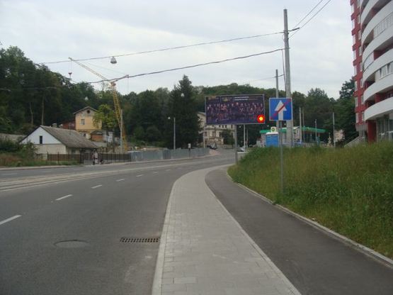 Фото рекламной плоскости по адресу Стуса В ул, 22, от центра