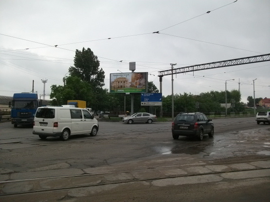 Фото рекламной плоскости по адресу Шевченко ул. / Винница ул., из центра Фото рекламной плоскости по адресу Шевченко ул. / Винница ул., из центра