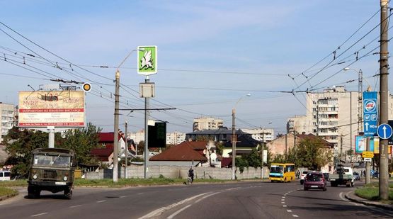 Фото рекламної площини за адресою Сяйво ул / Рудненская ул, из центра Фото рекламної площини за адресою Сяйво ул / Рудненская ул, из центра