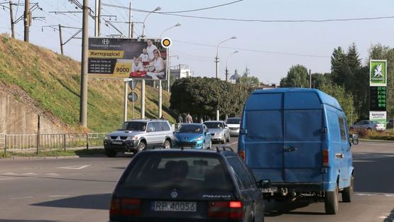Фото рекламної площини за адресою Ерошенка ул, Варшавская ул, стадион СКА, в центр