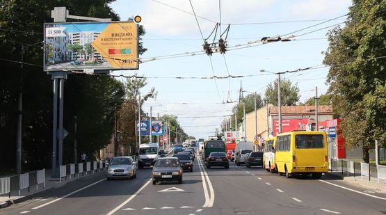 Фото рекламной плоскости по адресу Городоцкая ул, 229, из центра Фото рекламной плоскости по адресу Городоцкая ул, 229, из центра