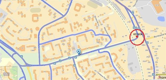 Схема рекламної площини за адресою Сихівська вул.-пр.Ч.Калини Схема рекламної площини за адресою Сихівська вул.-пр.Ч.Калини