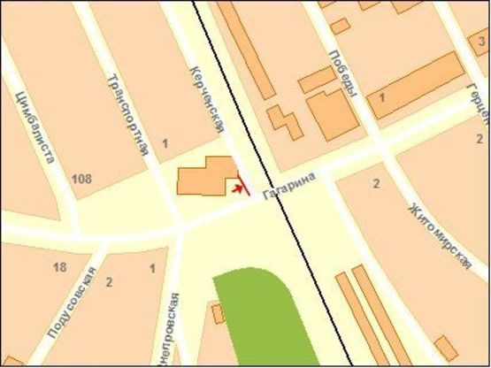 Схема рекламной плоскости по адресу Гагарина ул. 13-б, возле автосалона "Ниссан" Схема рекламной плоскости по адресу Гагарина ул. 13-б, возле автосалона "Ниссан"