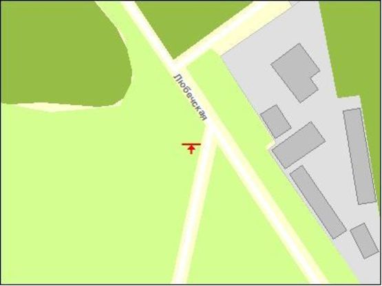 Схема рекламной плоскости по адресу Глебова ул., напротив АЗС "Авис" Схема рекламной плоскости по адресу Глебова ул., напротив АЗС "Авис"