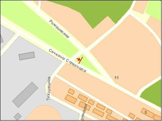 Схема рекламной плоскости по адресу Измайловская ул / Московской Олимпиады ул, правый, из центра