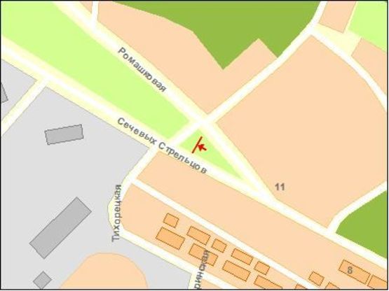 Схема рекламної площини за адресою Измайловская ул / Московской Олимпиады ул, правый, в центр