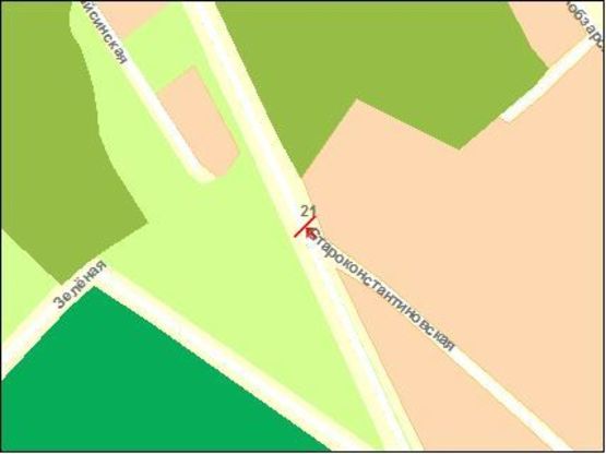 Схема рекламної площини за адресою Измайловская ул, 2, из центра