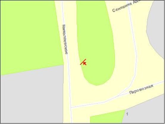 Схема рекламной плоскости по адресу 200 лет Херсона пл, из центра, левый