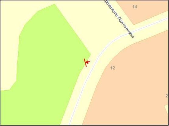 Схема рекламної площини за адресою Буденного ул / 200 лет Херсона пр., автовокзал, левый