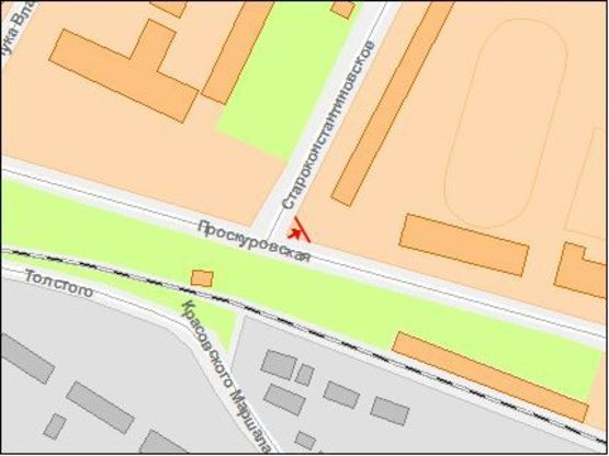 Схема рекламної площини за адресою Проскуровская ул / Староконстантиновское шоссе, около больницы, дорога к Ж/д вокзалу !!! Размер 6020х3020 мм !!! Схема рекламної площини за адресою Проскуровская ул / Староконстантиновское шоссе, около больницы, дорога к Ж/д вокзалу !!! Размер 6020х3020 мм !!!