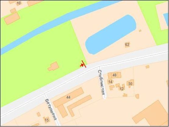 Схема рекламной плоскости по адресу Липинского ул, 27, от пр Черновола Схема рекламной плоскости по адресу Липинского ул, 27, от пр Черновола