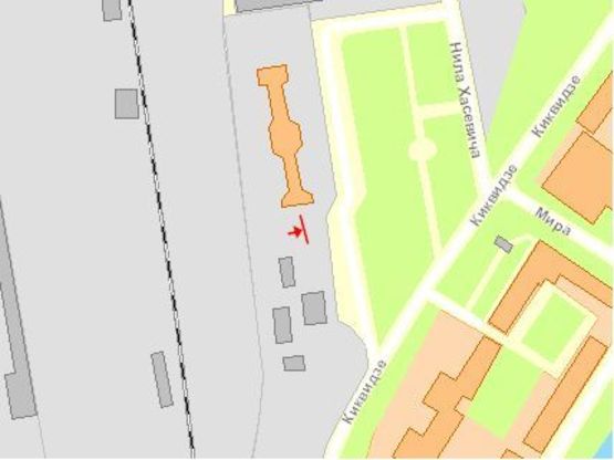 Схема рекламной плоскости по адресу Привокзальная пл, слева от входа, нижний, в центр