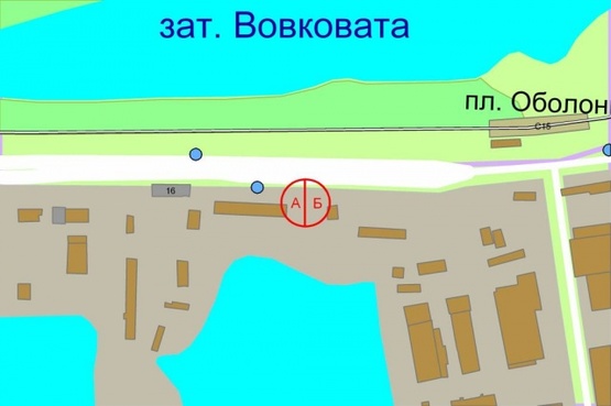 Схема рекламної площини за адресою Электриков,16 Схема рекламної площини за адресою Электриков,16