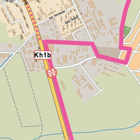 Схема рекламной плоскости по адресу Гагарина просп., напротив №352, (гипермаркет "Эпицентр", "Безлюдовский мясокомбинат", АЗС "БРОМ"), выезд из города, из аэропорта