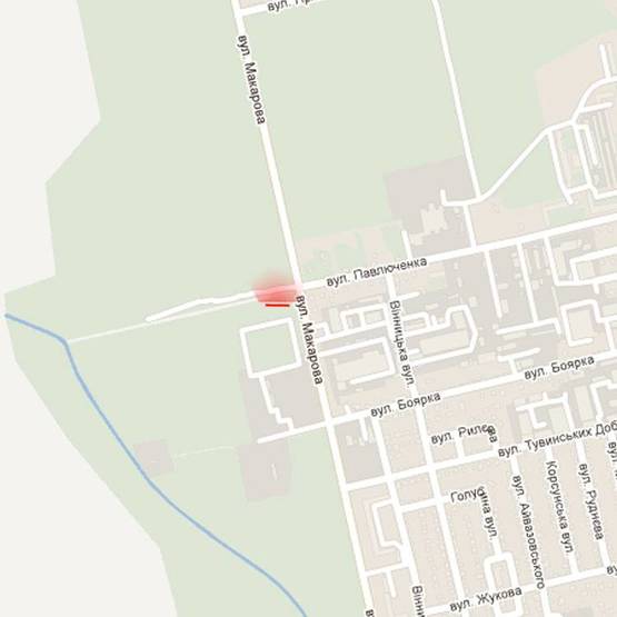 Схема рекламной плоскости по адресу м. Рівне, вул. Макарова, 17 Схема рекламной плоскости по адресу м. Рівне, вул. Макарова, 17