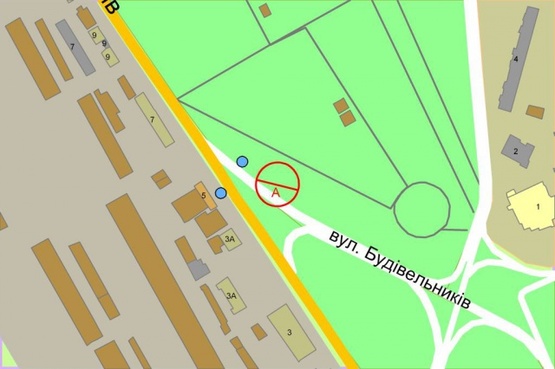 Схема рекламної площини за адресою Освободителей  / Андрея Малышко ул. (парк"Победы") Схема рекламної площини за адресою Освободителей  / Андрея Малышко ул. (парк"Победы")