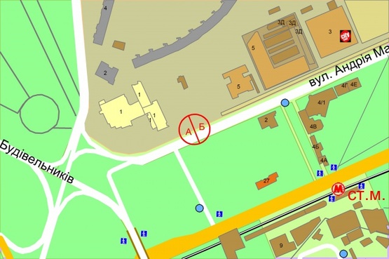 Схема рекламной плоскости по адресу Андрія Малишка, 1 (біля Готель Братислава) Схема рекламной плоскости по адресу Андрія Малишка, 1 (біля Готель Братислава)