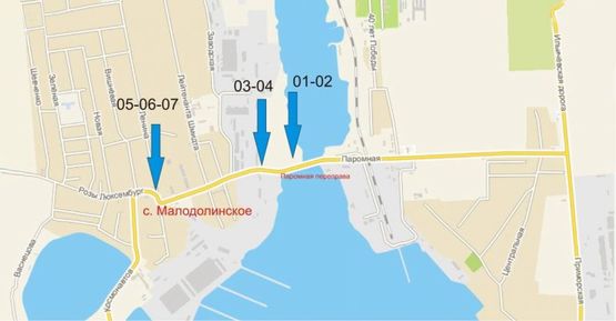 Схема рекламної площини за адресою Трасса Одесса-Кучурганы
