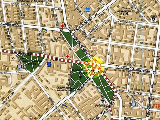 Схема рекламной плоскости по адресу Б.Арнаутская Старопортофранковская А1 Схема рекламной плоскости по адресу Б.Арнаутская Старопортофранковская А1