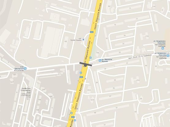 Схема рекламной плоскости по адресу Маршала Жукова пр-т - "ФоксМарт" ПРИЗМА Схема рекламной плоскости по адресу Маршала Жукова пр-т - "ФоксМарт" ПРИЗМА