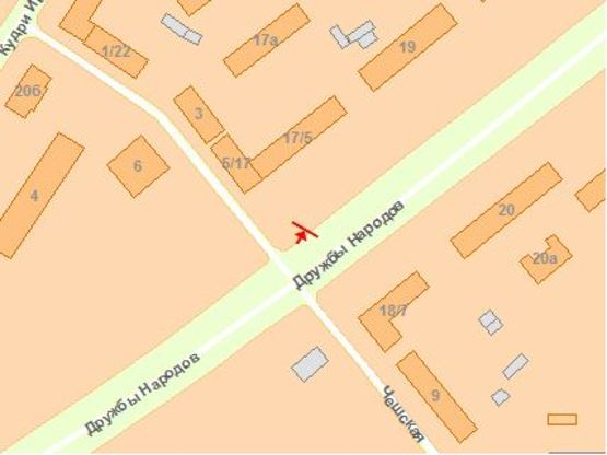 Схема рекламної площини за адресою Дружбы народов бул.-Чешская ул. 5-17Б к Патона Схема рекламної площини за адресою Дружбы народов бул.-Чешская ул. 5-17Б к Патона