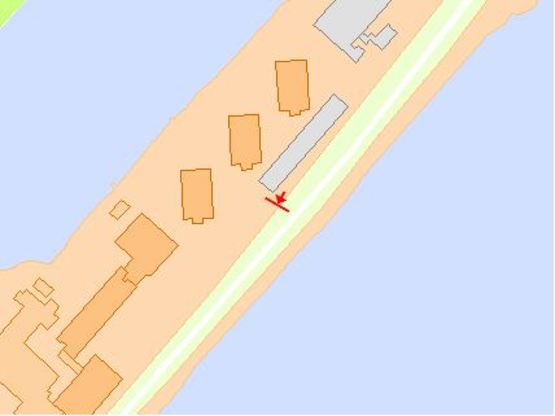 Схема рекламної площини за адресою Набережнo-Рыбальская ул. - Пoдoльскo-Вoскресенский мoст к Пoдoлу