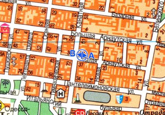 Схема рекламної площини за адресою М.Арнаутская, 41 - Канатная B