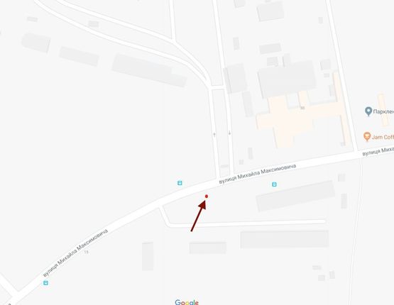 Схема рекламной плоскости по адресу ул. Максимовича (Трутенка Онуфрия), 32 Схема рекламной плоскости по адресу ул. Максимовича (Трутенка Онуфрия), 32