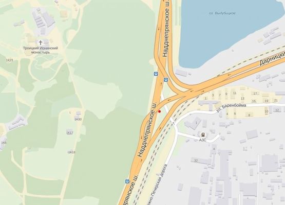 Схема рекламної площини за адресою Надднепрянское шоссе (центр), новый мост, центр. ботсад (Выдубицкий монастырь), направл. движения к мосту Патона Схема рекламної площини за адресою Надднепрянское шоссе (центр), новый мост, центр. ботсад (Выдубицкий монастырь), направл. движения к мосту Патона