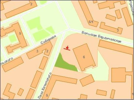 Схема рекламної площини за адресою Zt 032-2 м-н Соборний,6 Музично-драматичний театр(нижній)А2