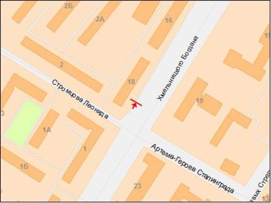 Схема рекламной плоскости по адресу пр.Б.Хмельницького, 20 -вул.Вакуленчука Схема рекламной плоскости по адресу пр.Б.Хмельницького, 20 -вул.Вакуленчука