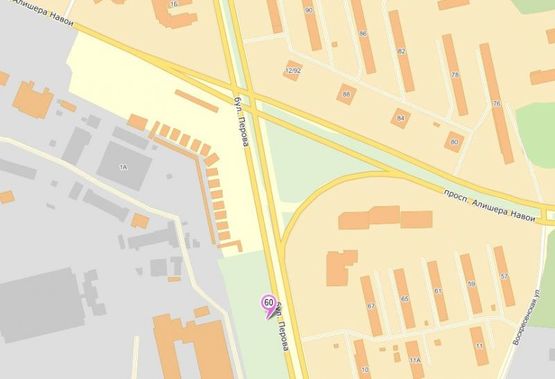 Схема рекламної площини за адресою бул. Перова, 10 (напротив); развязка ул. Радужная / Алишера Навои; в направлении м. "Левобережная" Схема рекламної площини за адресою бул. Перова, 10 (напротив); развязка ул. Радужная / Алишера Навои; в направлении м. "Левобережная"