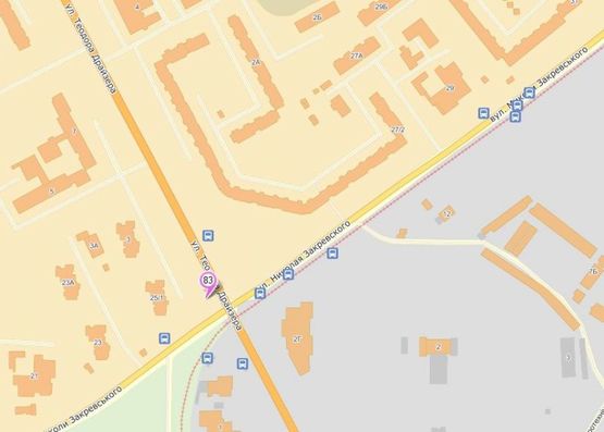 Схема рекламной плоскости по адресу ул. Драйзера / ул. Закревского, светофор, выезд со стор. просп. Маяковского в напр. ул. Братиславской, напротив спортклуба Нацбанка, остановка тролл., трамвая, автобусо Схема рекламной плоскости по адресу ул. Драйзера / ул. Закревского, светофор, выезд со стор. просп. Маяковского в напр. ул. Братиславской, напротив спортклуба Нацбанка, остановка тролл., трамвая, автобусо