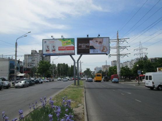 Схема рекламної площини за адресою просп. Академика Глушко - Золотой дюк (призма правая) Схема рекламної площини за адресою просп. Академика Глушко - Золотой дюк (призма правая)