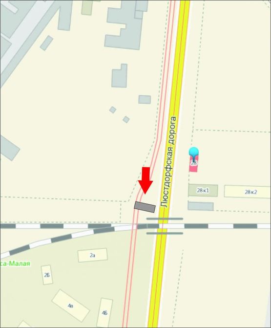 Схема рекламної площини за адресою ул. Водопроводная, 28 (призма левая) Схема рекламної площини за адресою ул. Водопроводная, 28 (призма левая)