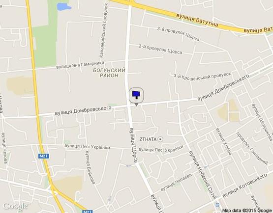 Схема рекламної площини за адресою ул. Домбровского 34 ( Рынок "Сенный")