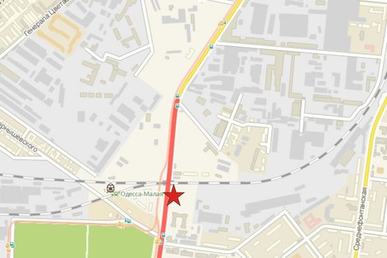 Схема рекламной плоскости по адресу ул. Люстдорфская дорога / Мост