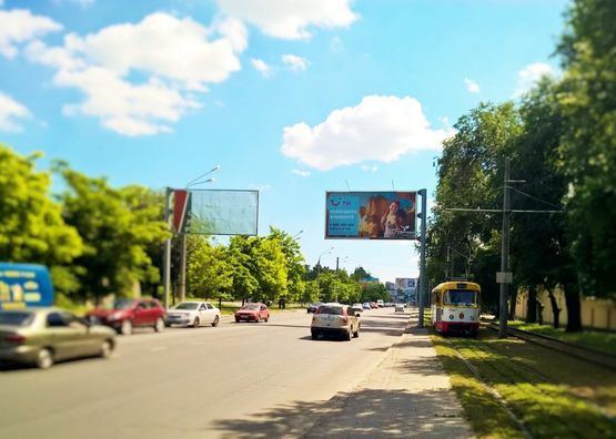 Схема рекламной плоскости по адресу Люстдорфская дорога / Артиллерийский парк