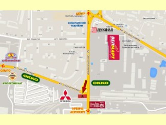 Схема рекламной плоскости по адресу Коновальця-Петлюри перехрестя