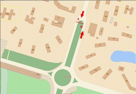 Схема рекламної площини за адресою пр-т Гонгадзе (Рад. Украины),3