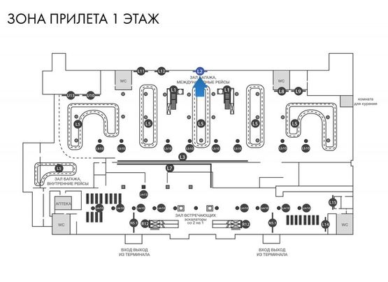 Схема рекламной плоскости по адресу Терминал D. Зона прилета международные рейсы. Лайтбокс в зале получения багажа Схема рекламной плоскости по адресу Терминал D. Зона прилета международные рейсы. Лайтбокс в зале получения багажа