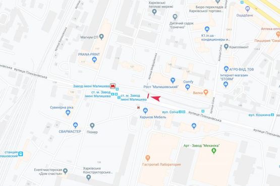 Схема рекламной плоскости по адресу Плехановская ул., 135/139, в центр Схема рекламной плоскости по адресу Плехановская ул., 135/139, в центр