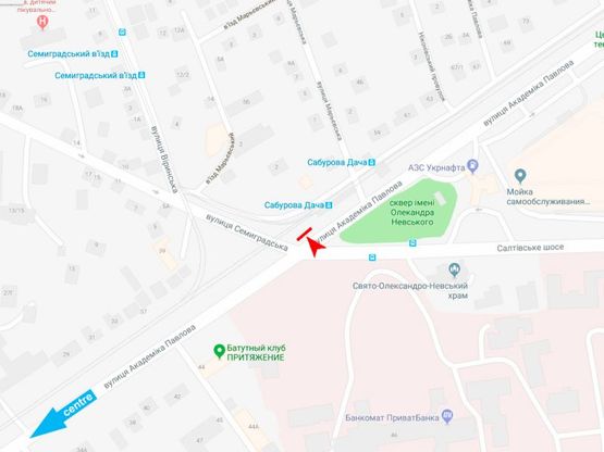 Схема рекламной плоскости по адресу Академика Павлова ул., 49 - Семиградская ул., в центр (VIP) Схема рекламной плоскости по адресу Академика Павлова ул., 49 - Семиградская ул., в центр (VIP)