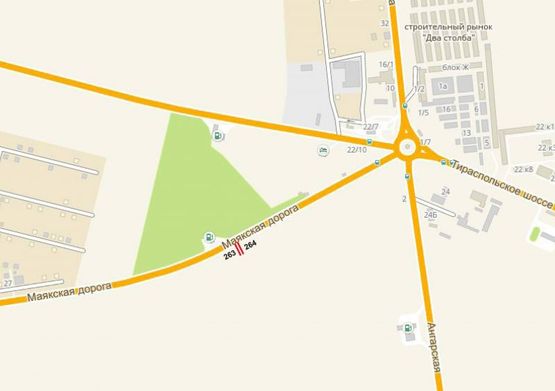 Схема рекламной плоскости по адресу Измаильская трасса (12+100) - в Одессу (А) Схема рекламной плоскости по адресу Измаильская трасса (12+100) - в Одессу (А)