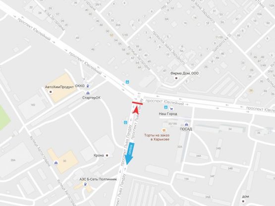 Схема рекламной плоскости по адресу Льва Ландау пр-т + Юбилейный пр-т, в центр Схема рекламной плоскости по адресу Льва Ландау пр-т + Юбилейный пр-т, в центр