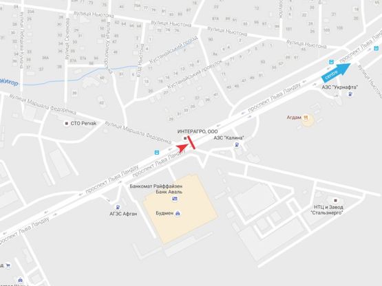 Схема рекламной плоскости по адресу Льва Ландау пр-т, 31, в центр Схема рекламной плоскости по адресу Льва Ландау пр-т, 31, в центр